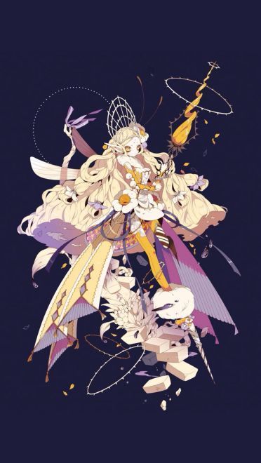 人形玩偶 特色插画系列手机壁纸(1)