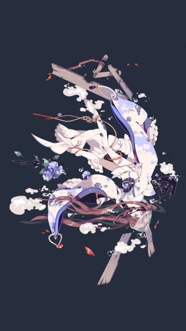 人形玩偶 特色插画系列手机壁纸(1)