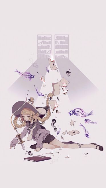 人形玩偶 特色插画系列手机壁纸(1)