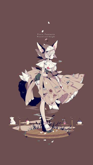 人形玩偶 特色插画系列手机壁纸(1)