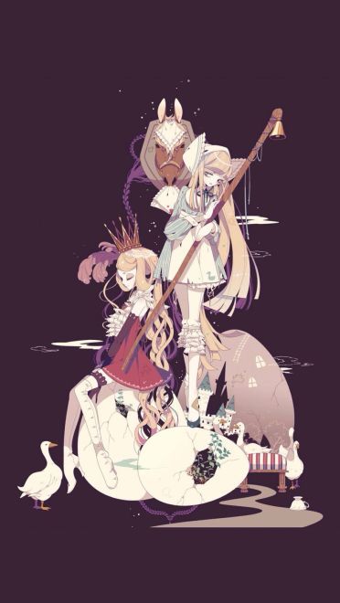 人形玩偶 特色插画系列手机壁纸(1)