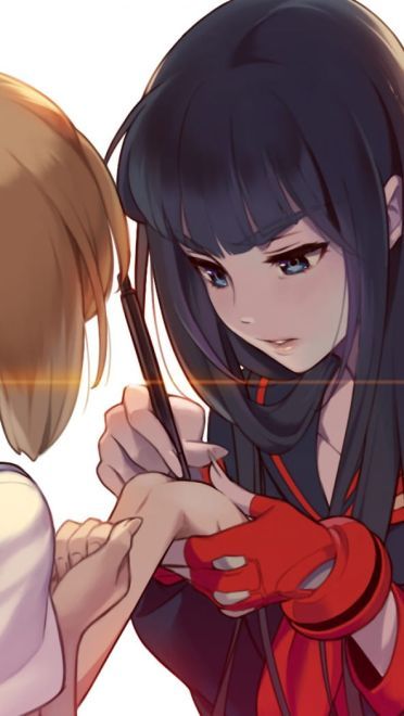 英勇少女 斩服少女动漫电脑壁纸(1)