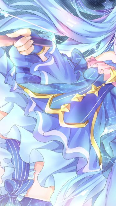 星空下的雪初音 雪初音电脑壁纸(1)