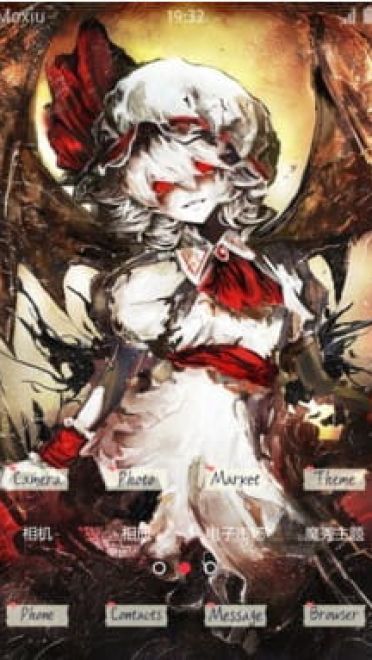 东方Project 蕾米莉亚 让人瑟瑟发抖的安卓手机主题下载