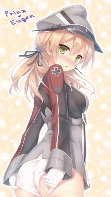 双马尾赛高 舰队Collection欧根亲王手机壁纸(1)