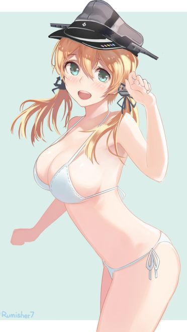 双马尾赛高 舰队Collection欧根亲王手机壁纸(1)