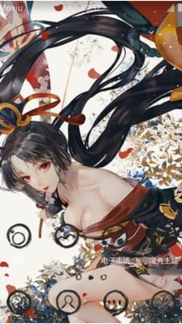 网易手游 阴阳师 ssr式神 妖刀姬樱雨刀舞 安卓手机主题下载