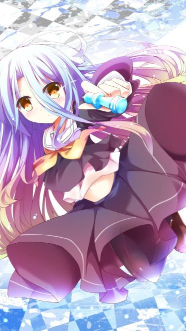 不游戏无人生 无口萝莉白手机壁纸(1)