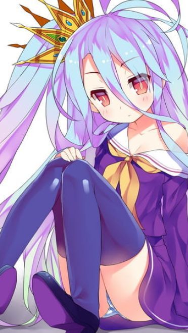 不游戏无人生 无口萝莉白手机壁纸(1)