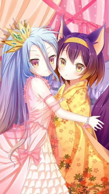 不游戏无人生 无口萝莉白手机壁纸(1)