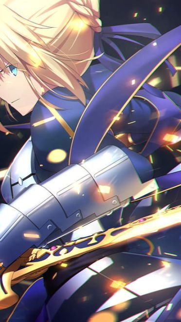 呆毛王 Fate/stay night  saber 手机壁纸下载(1)