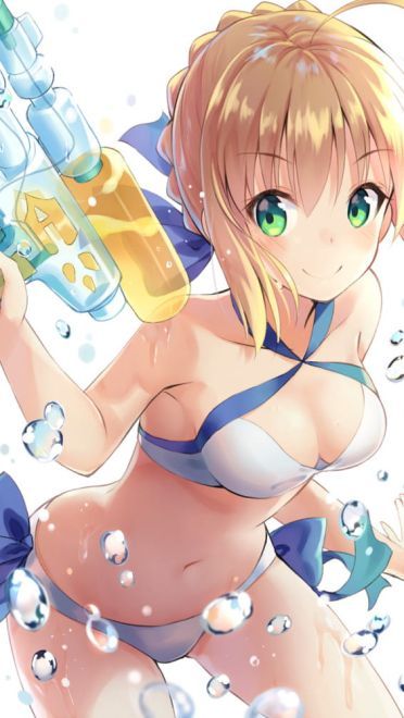 呆毛王 Fate/stay night  saber 手机壁纸下载(1)