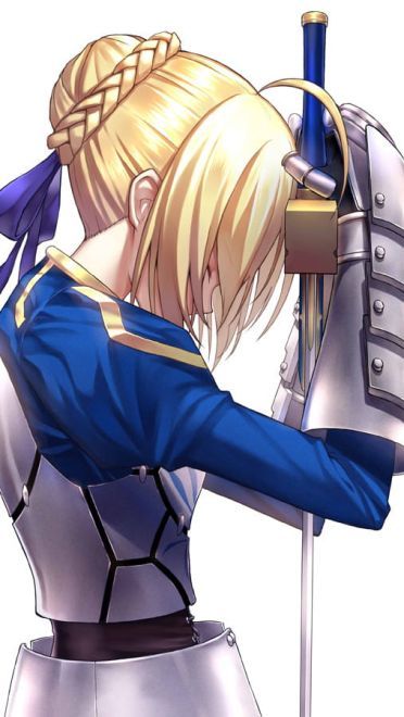 呆毛王 Fate/stay night  saber 手机壁纸下载(1)
