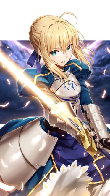 呆毛王 Fate/stay night  saber 手机壁纸下载(1)