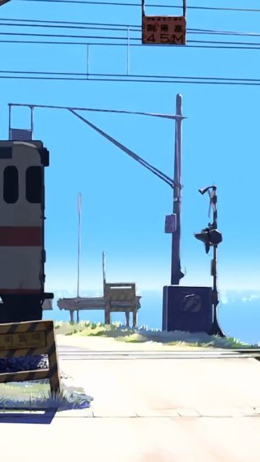 新海诚云之彼端约定之地 超美场景壁纸图(1)