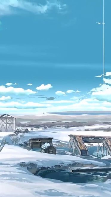 新海诚云之彼端约定之地 超美场景壁纸图(1)