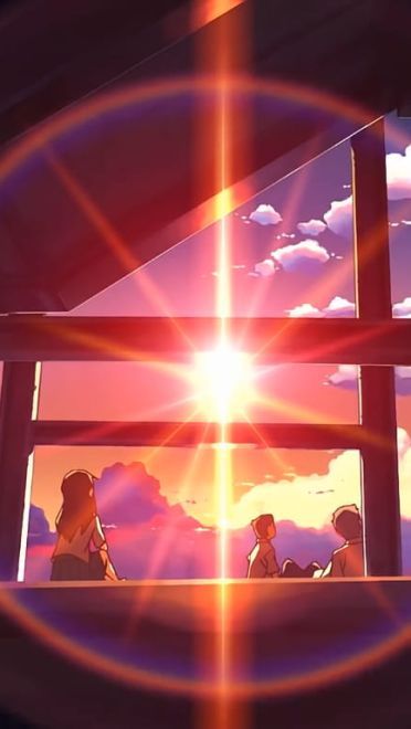 新海诚云之彼端约定之地 超美场景壁纸图(1)