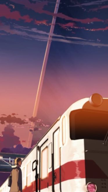 新海诚云之彼端约定之地 超美场景壁纸图(1)