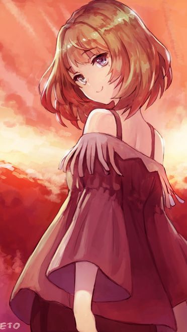 偶像大师灰姑娘 女神系少女高垣枫手机壁纸(1)