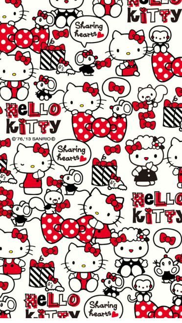 满满的少女心 hello kitty系列手机壁纸(1)