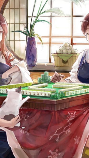 舰队Collection 吃撑舰娘 赤城 动漫手机壁纸下载(1)