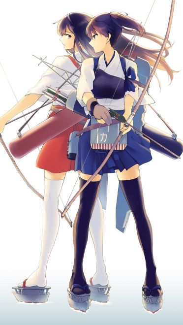 舰队Collection 吃撑舰娘 赤城 动漫手机壁纸下载(1)