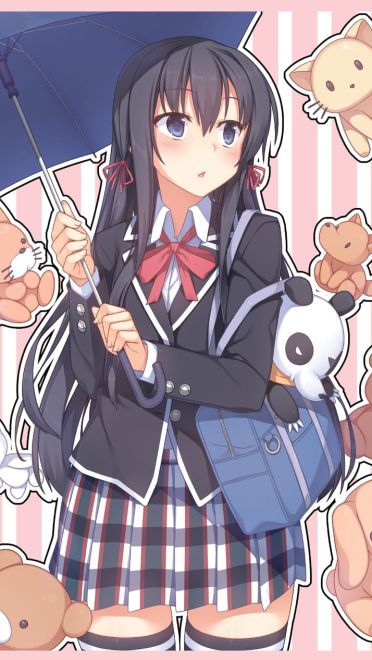 我的青春恋爱物语果然有问题 雪之下雪乃手机壁纸(1)