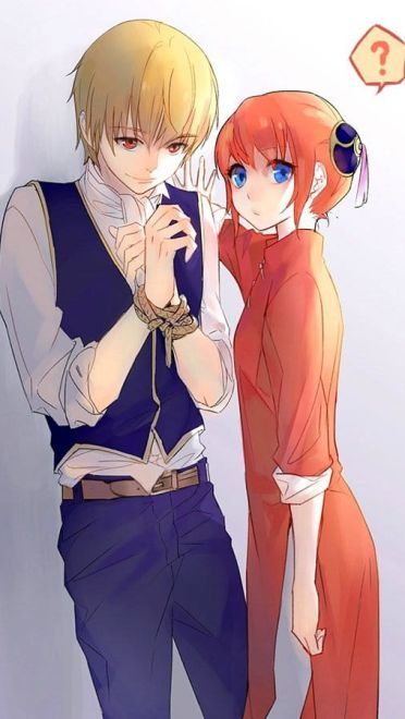 银魂CP 神乐&冲田总悟手机壁纸(1)