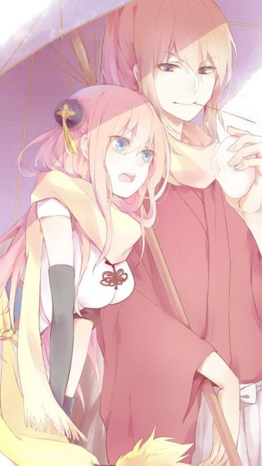 银魂CP 神乐&冲田总悟手机壁纸(1)