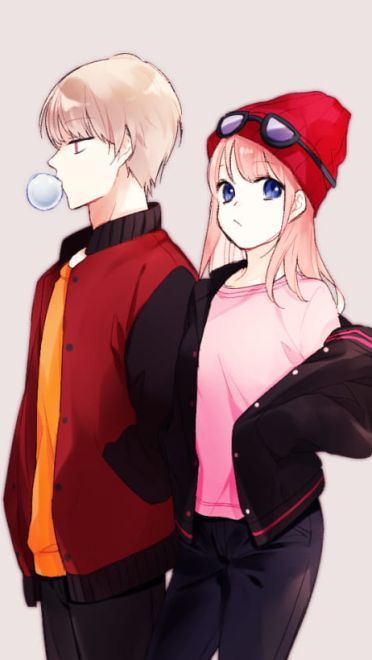 银魂CP 神乐&冲田总悟手机壁纸(1)