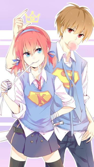 银魂CP 神乐&冲田总悟手机壁纸(1)