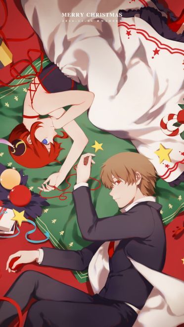 银魂CP 神乐&冲田总悟手机壁纸(1)