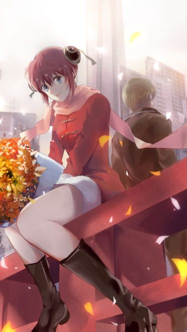 银魂CP 神乐&冲田总悟手机壁纸(1)