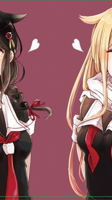 稳如poi~舰队Collection 舰娘夕立动漫手机壁纸下载(1)