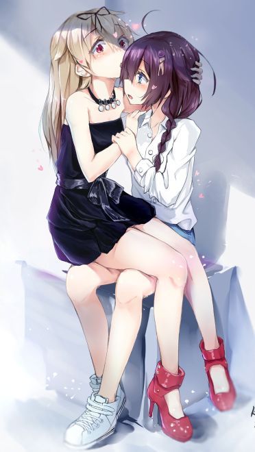 稳如poi~舰队Collection 舰娘夕立动漫手机壁纸下载(1)