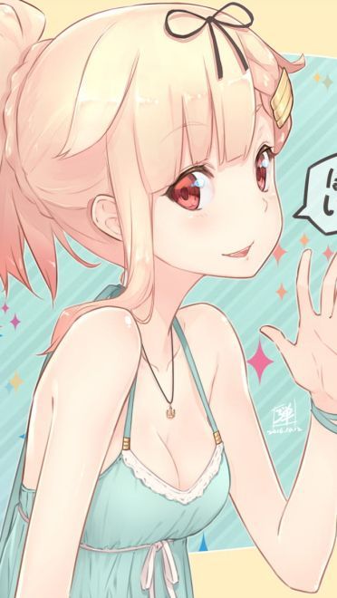 稳如poi~舰队Collection 舰娘夕立动漫手机壁纸下载(1)