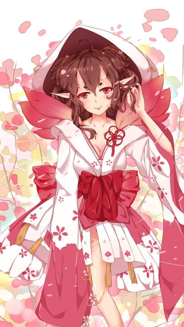 春桃化妖 阴阳师桃花妖手机壁纸