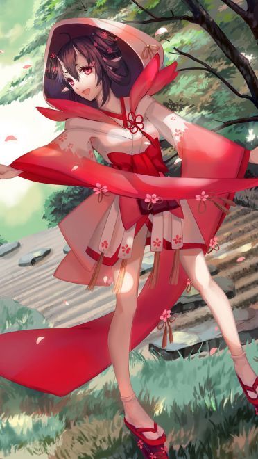 春桃化妖 阴阳师桃花妖手机壁纸