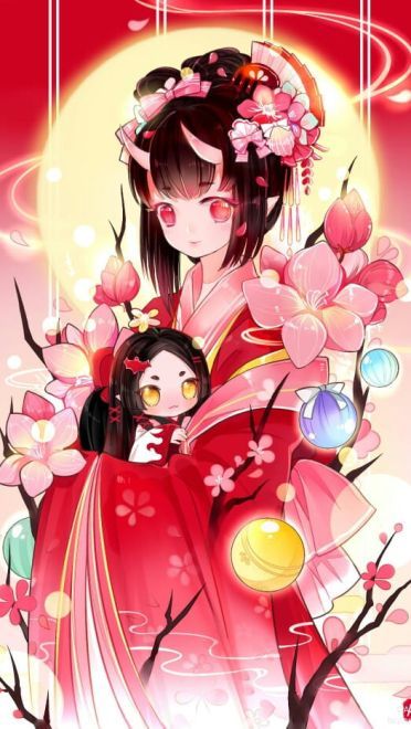 春桃化妖 阴阳师桃花妖手机壁纸