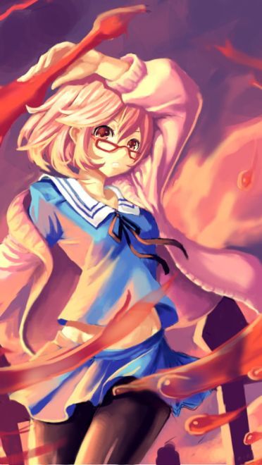 境界的彼方诅咒之血 栗山未来电脑壁纸(1)