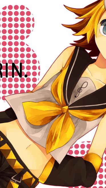 V家镜音双子 镜音铃电脑壁纸下载(1)