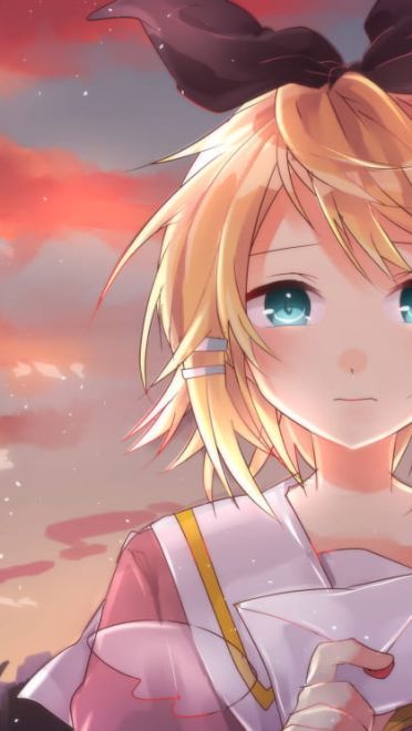 V家镜音双子 镜音铃电脑壁纸下载(1)