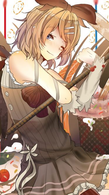 V家镜音双子 镜音铃电脑壁纸下载(1)