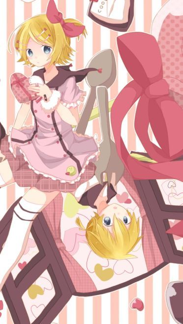 V家镜音双子 镜音铃电脑壁纸下载(1)