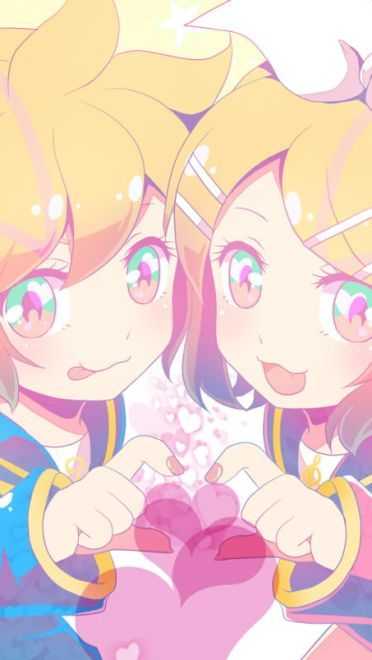 V家镜音双子 镜音铃电脑壁纸下载(1)