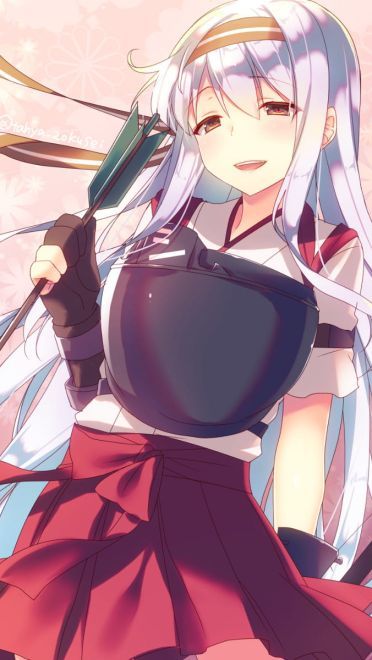 舰队Collection 太太翔鹤 舰娘动漫手机壁纸下载(1)