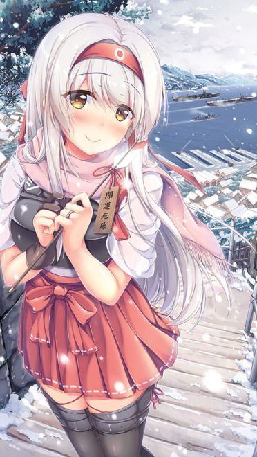 舰队Collection 太太翔鹤 舰娘动漫手机壁纸下载(1)