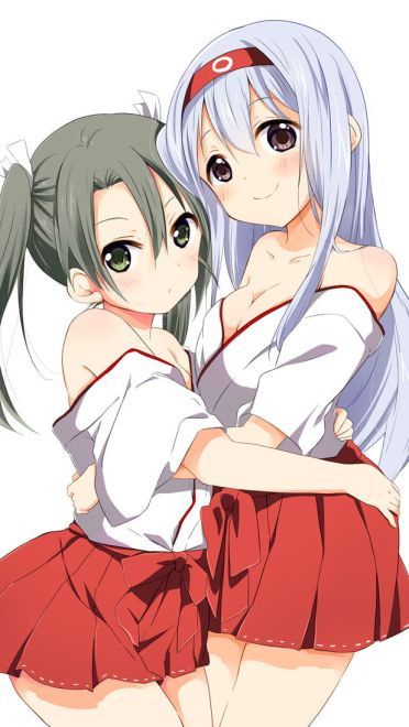 舰队Collection 太太翔鹤 舰娘动漫手机壁纸下载(1)