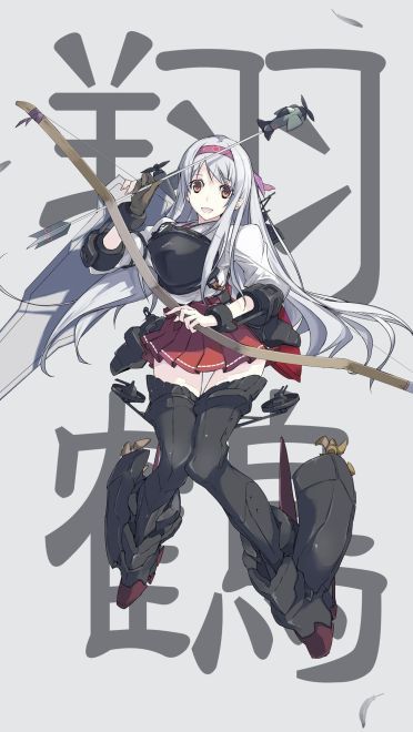 舰队Collection 太太翔鹤 舰娘动漫手机壁纸下载(1)