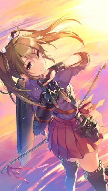 舰队Collection 小姨子舰娘 瑞鹤 动漫手机壁纸下载(1)